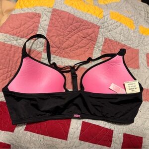 NWT PINK Racerback Bra 34B